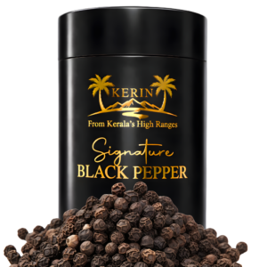 Kerin Premium Black Pepper (Kali Mirch) 100g | Special Extra Bold 5.25mm+ TGSEB | Intense Aroma | Authentic Kerala Malabar Peppercorns (TGSEB SPECIAL EXTRA BOLD, 100, gram)