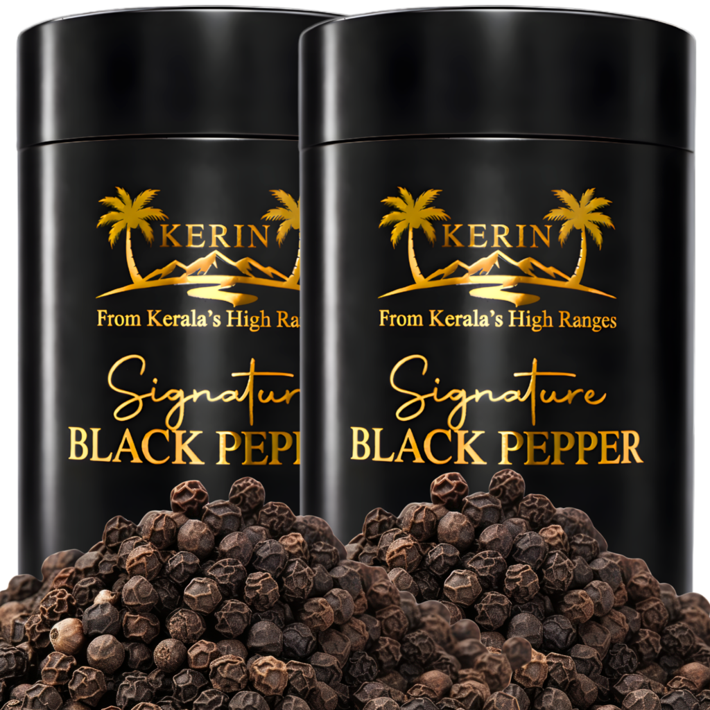 KERIN Special Extra Bold Kerala Black Pepper 5.25mm+ TGSEB Pack of 2