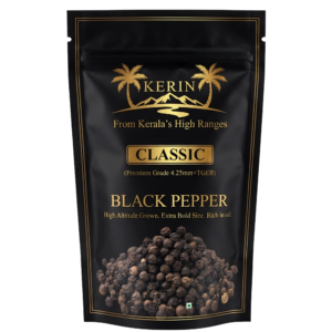 KERIN Classic Premium Kerala Black Pepper 4.25mm+ TGEB 100g